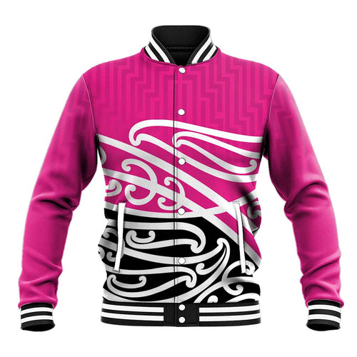 All Pink New Zealand Kowhai Ngutukak Baseball Jacket - Aussie Hoodie