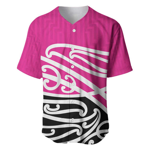 All Pink New Zealand Kowhai Ngutukak Baseball Jersey - Aussie Hoodie