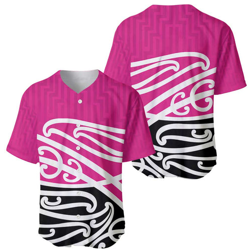All Pink New Zealand Kowhai Ngutukak Baseball Jersey - Aussie Hoodie