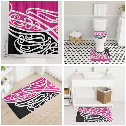 All Pink New Zealand Kowhai Ngutukak Bathroom Set - Aussie Hoodie