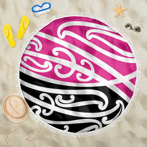 All Pink New Zealand Kowhai Ngutukak Beach Blanket - Aussie Hoodie