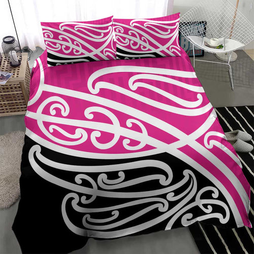 All Pink New Zealand Kowhai Ngutukak Bedding Set - Aussie Hoodie
