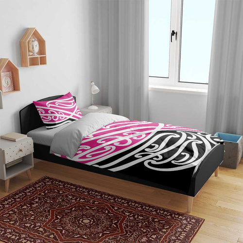 All Pink New Zealand Kowhai Ngutukak Bedding Set - Aussie Hoodie