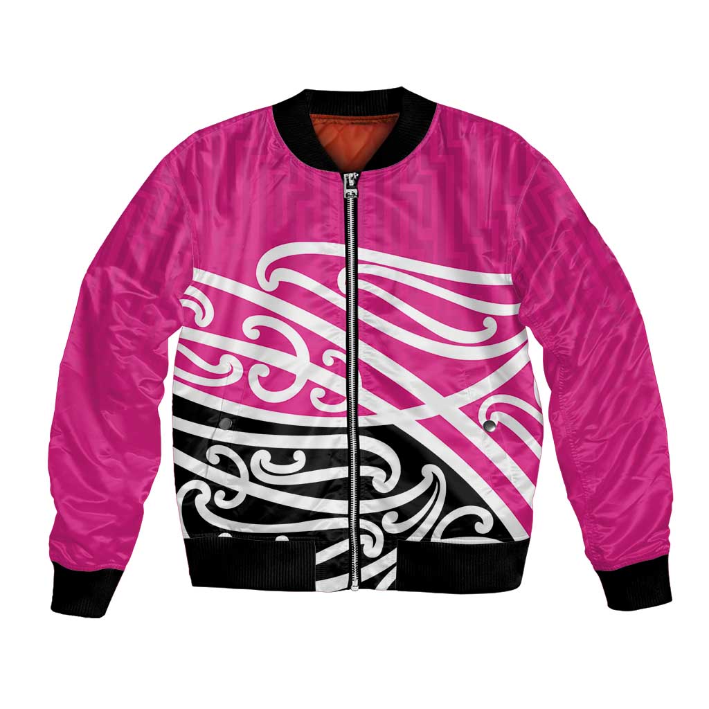 All Pink New Zealand Kowhai Ngutukak Bomber Jacket - Aussie Hoodie