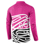 All Pink New Zealand Kowhai Ngutukak Button Sweatshirt - Aussie Hoodie