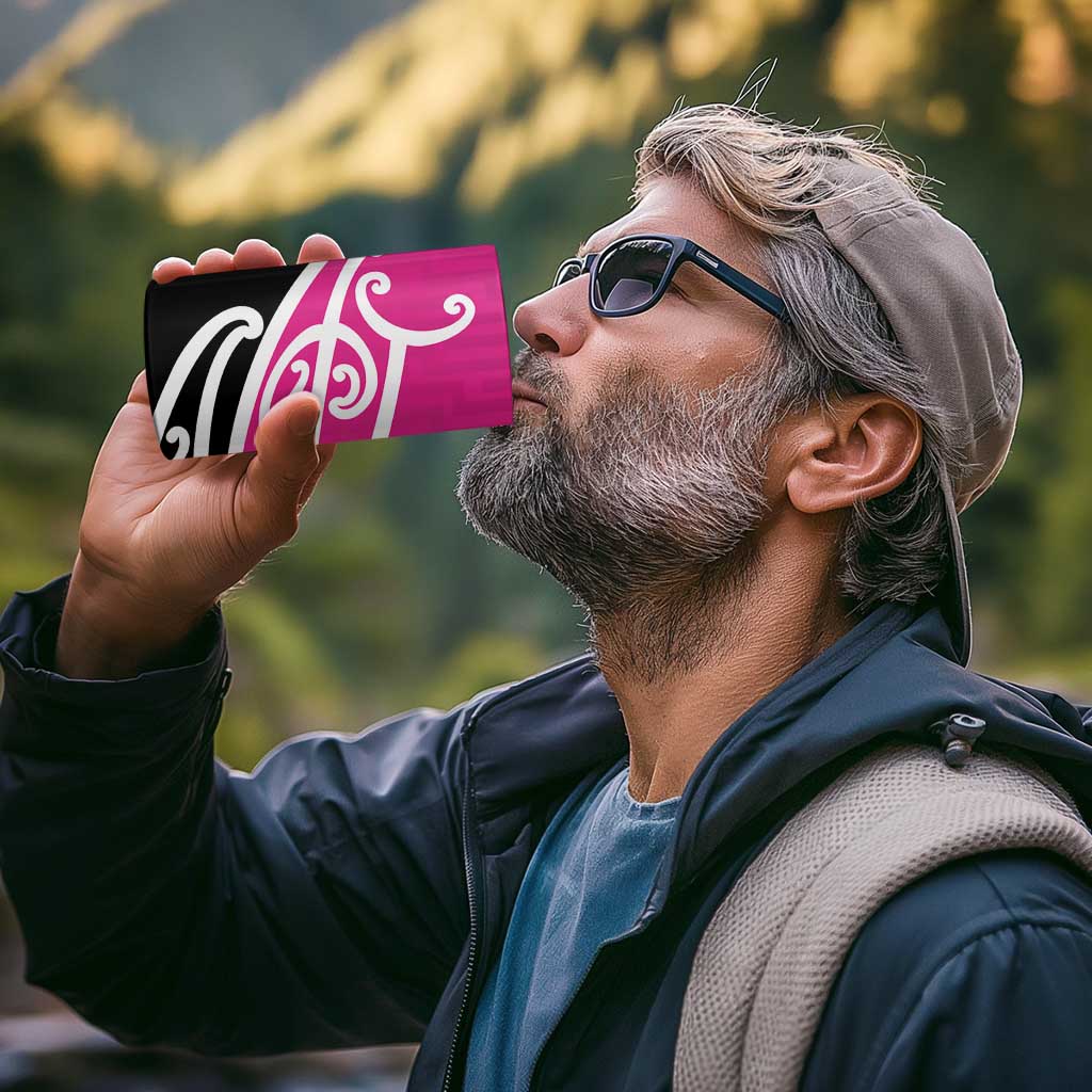 All Pink New Zealand Kowhai Ngutukak 4 in 1 Can Cooler Tumbler - Aussie Hoodie