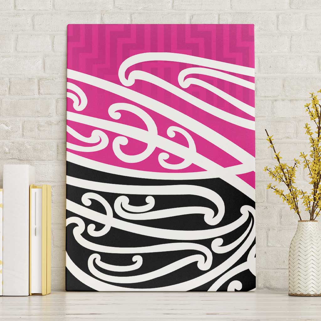All Pink New Zealand Kowhai Ngutukak Canvas Wall Art - Aussie Hoodie
