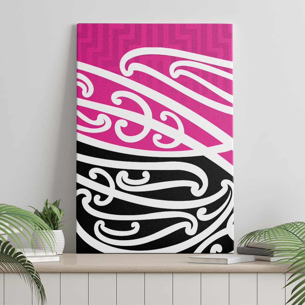 All Pink New Zealand Kowhai Ngutukak Canvas Wall Art - Aussie Hoodie