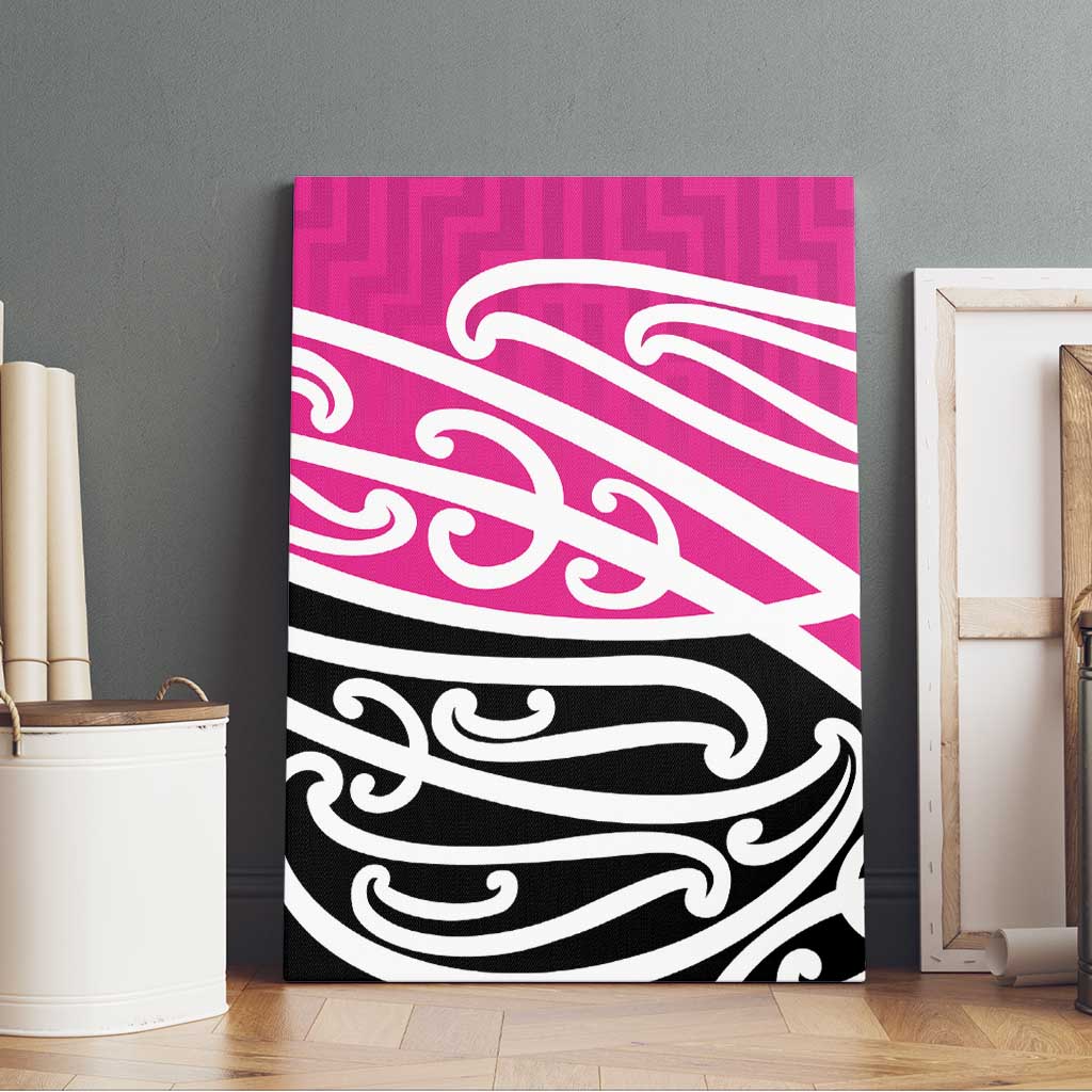 All Pink New Zealand Kowhai Ngutukak Canvas Wall Art - Aussie Hoodie