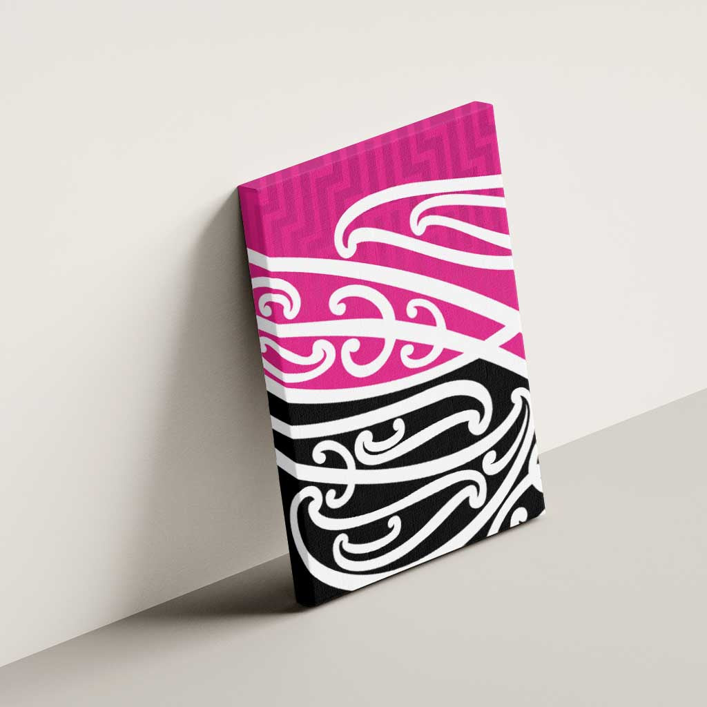 All Pink New Zealand Kowhai Ngutukak Canvas Wall Art - Aussie Hoodie