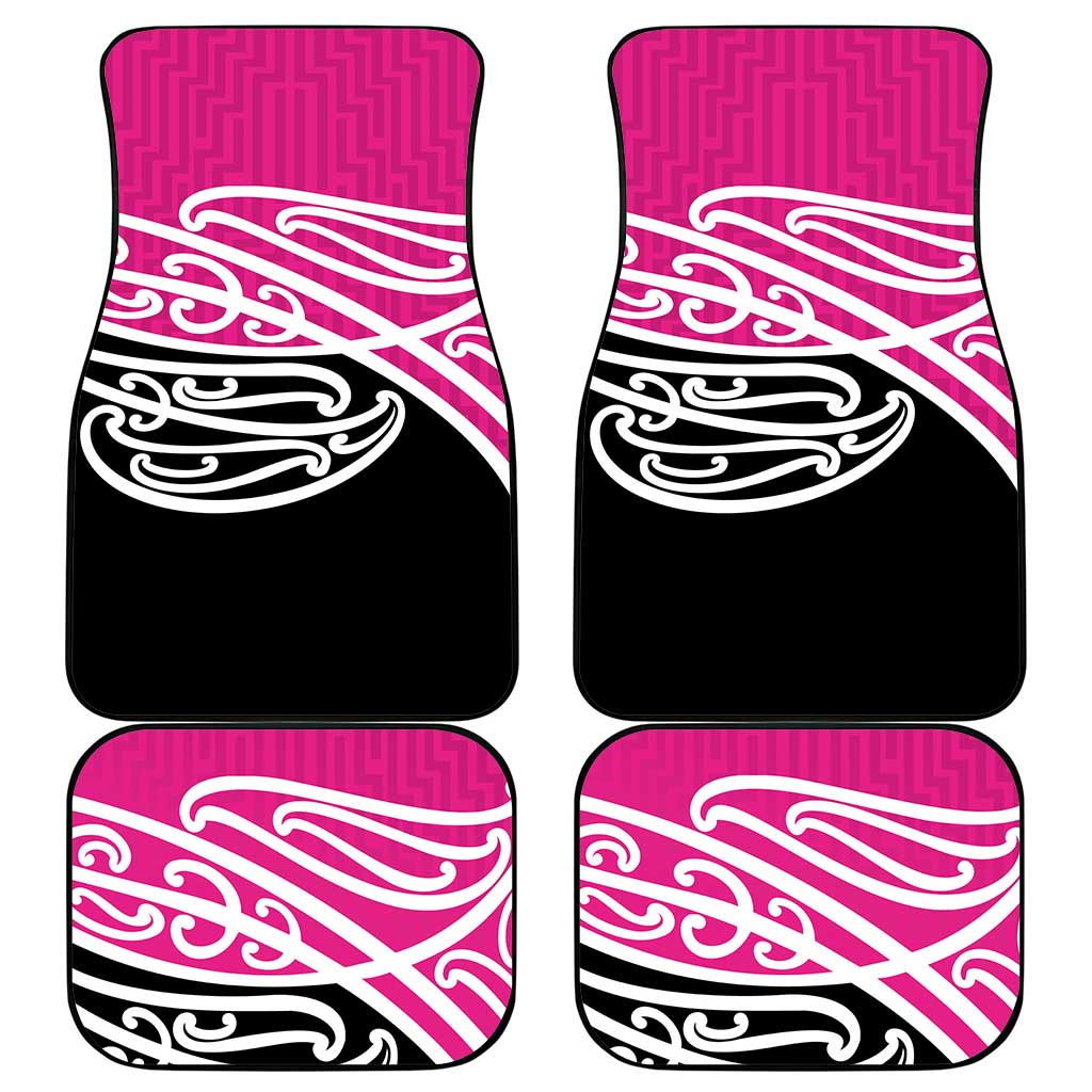 All Pink New Zealand Kowhai Ngutukak Car Mats - Aussie Hoodie