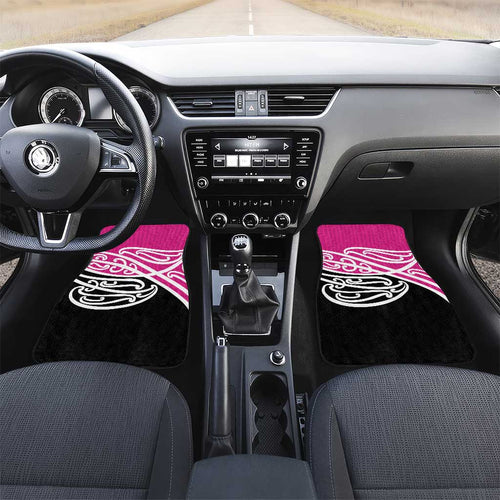 All Pink New Zealand Kowhai Ngutukak Car Mats - Aussie Hoodie