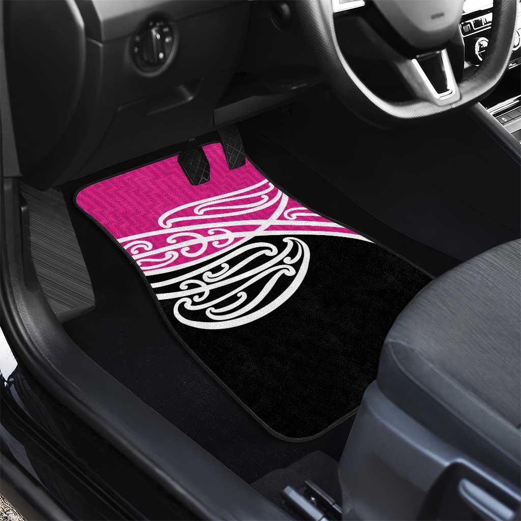 All Pink New Zealand Kowhai Ngutukak Car Mats - Aussie Hoodie