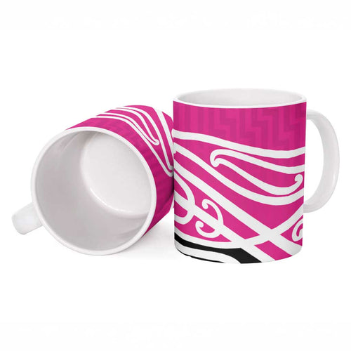 All Pink New Zealand Kowhai Ngutukak Ceramic Mug - Aussie Hoodie