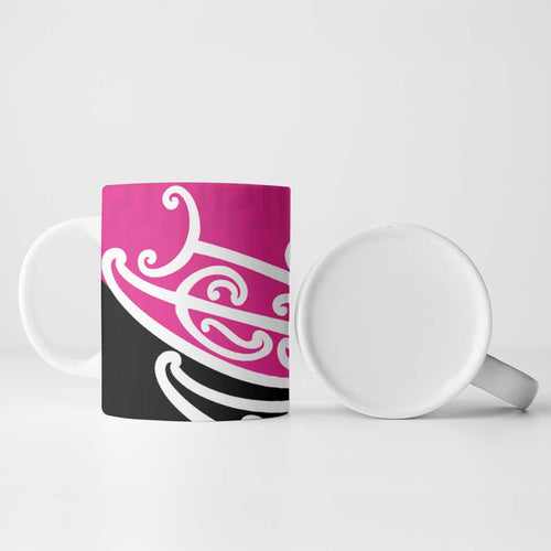 All Pink New Zealand Kowhai Ngutukak Ceramic Mug - Aussie Hoodie