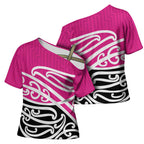 All Pink New Zealand Kowhai Ngutukak Cross Shoulder Shirt - Aussie Hoodie