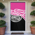 All Pink New Zealand Kowhai Ngutukak Door Cover - Aussie Hoodie