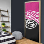 All Pink New Zealand Kowhai Ngutukak Door Cover - Aussie Hoodie