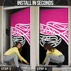 All Pink New Zealand Kowhai Ngutukak Door Cover - Aussie Hoodie