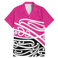 All Pink New Zealand Kowhai Ngutukak Family Matching Mermaid Dress and Hawaiian Shirt - Aussie Hoodie