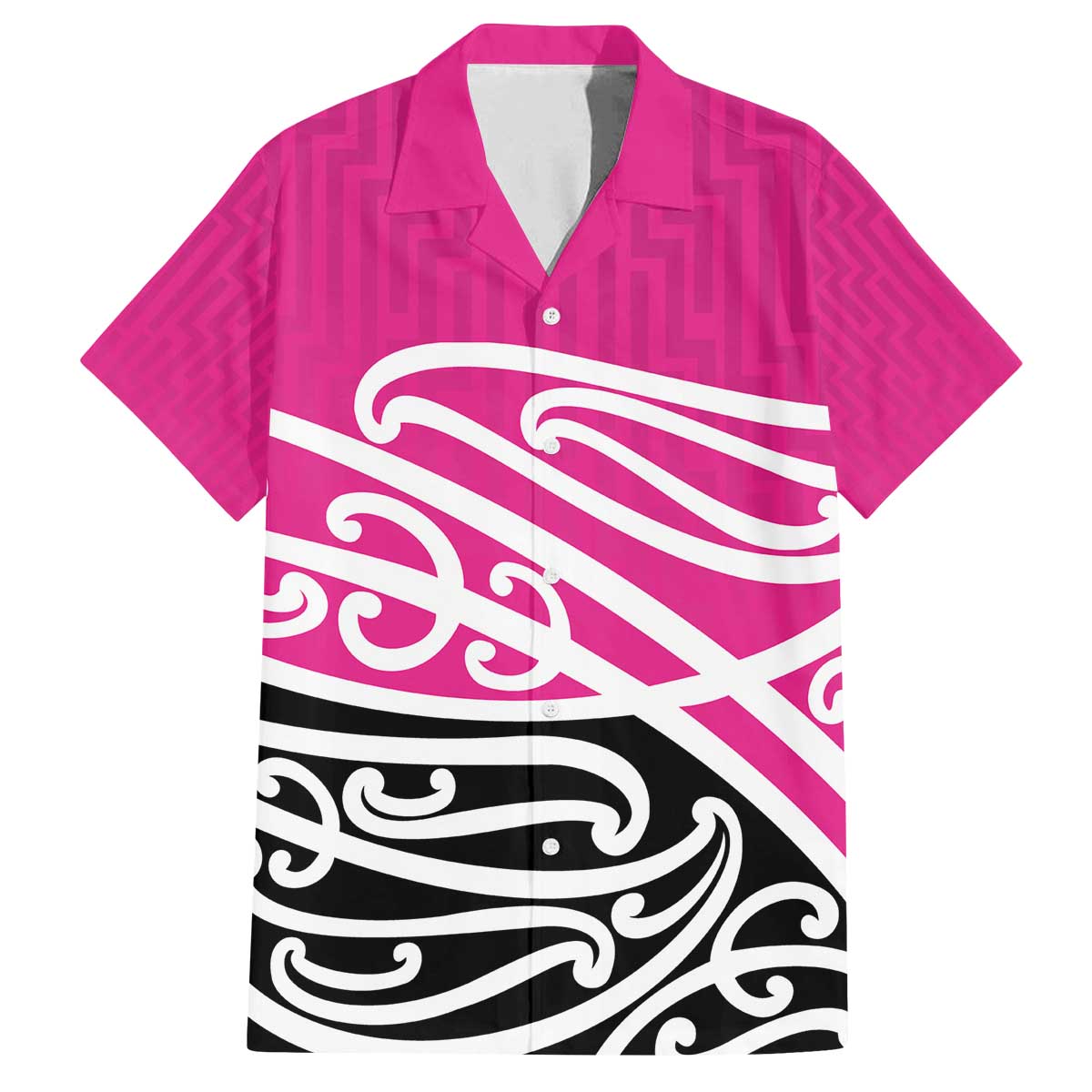 All Pink New Zealand Kowhai Ngutukak Family Matching Off The Shoulder Long Sleeve Dress and Hawaiian Shirt - Aussie Hoodie