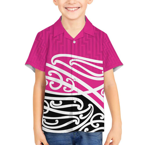 All Pink New Zealand Kowhai Ngutukak Family Matching Tank Maxi Dress and Hawaiian Shirt - Aussie Hoodie