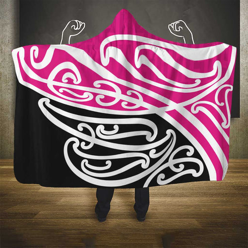 All Pink New Zealand Kowhai Ngutukak Hooded Blanket - Aussie Hoodie