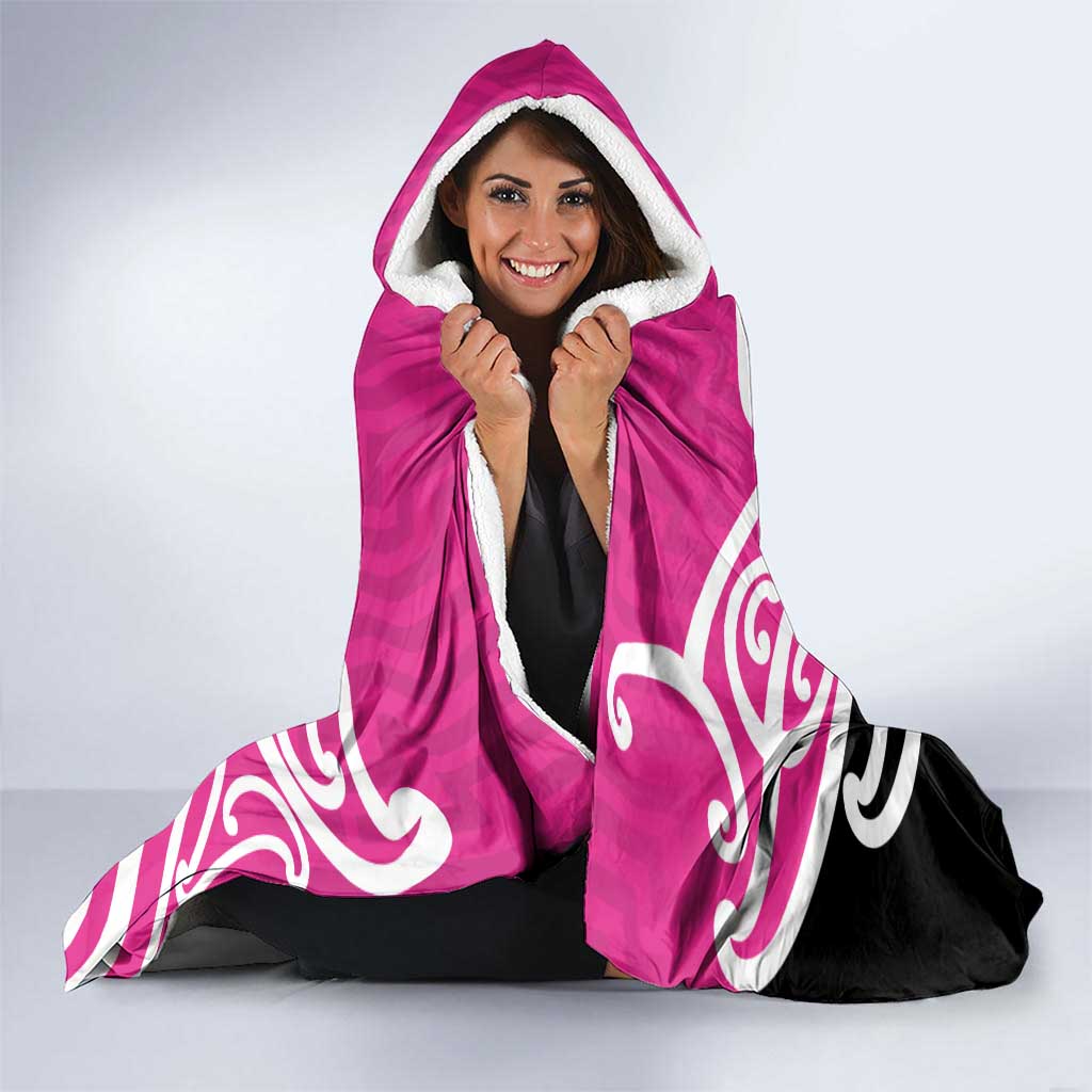 All Pink New Zealand Kowhai Ngutukak Hooded Blanket - Aussie Hoodie