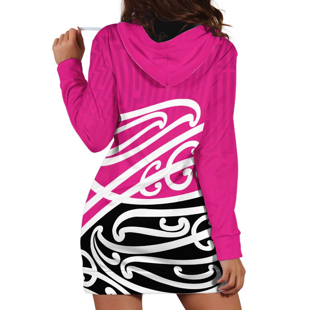 All Pink New Zealand Kowhai Ngutukak Hoodie Dress - Aussie Hoodie