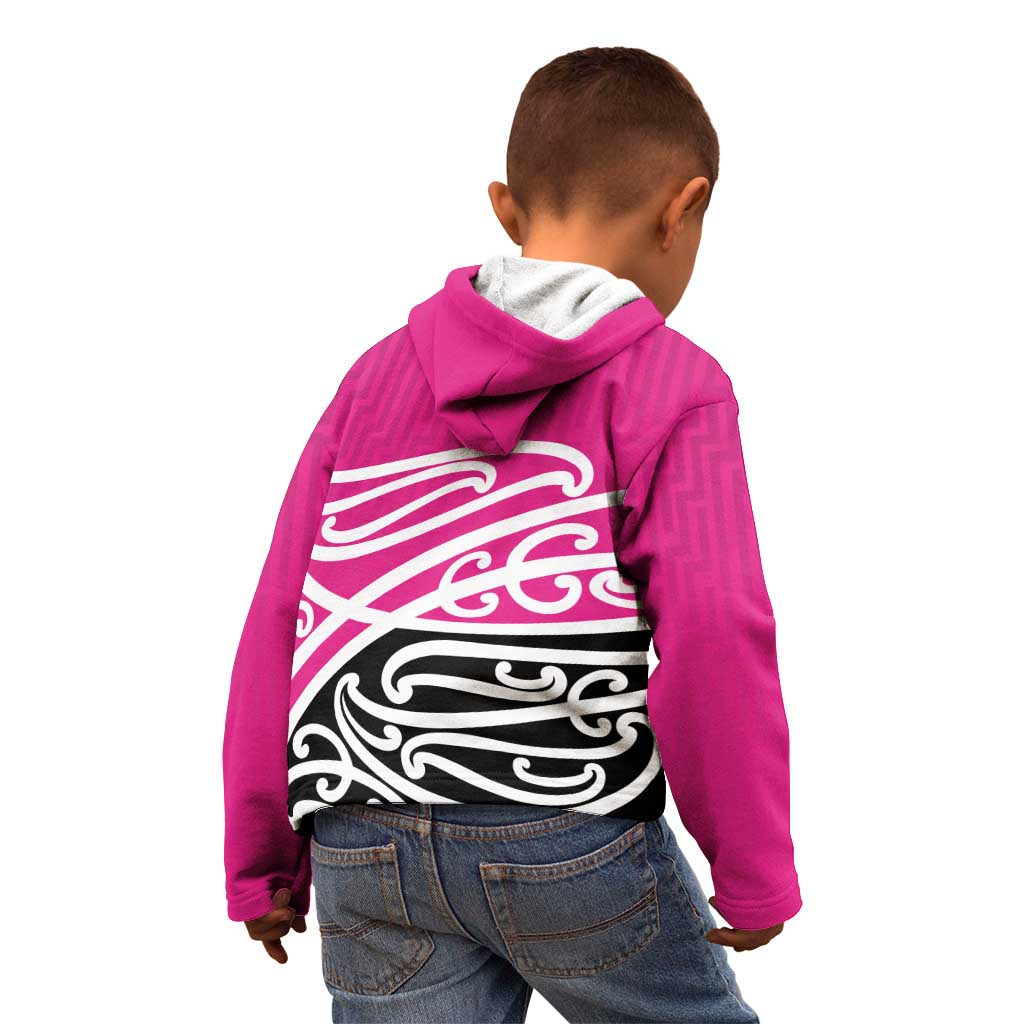 All Pink New Zealand Kowhai Ngutukak Kid Hoodie - Aussie Hoodie