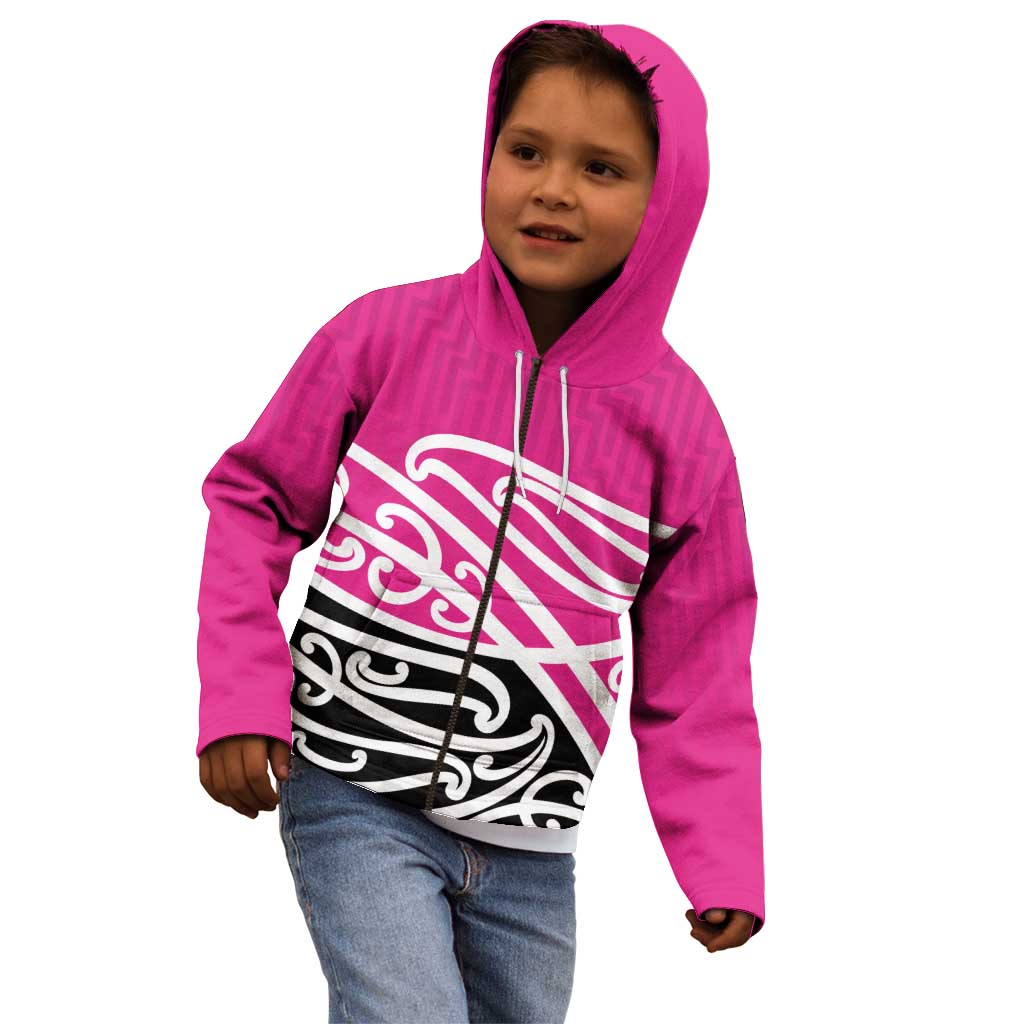 All Pink New Zealand Kowhai Ngutukak Kid Hoodie - Aussie Hoodie