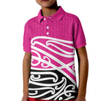 All Pink New Zealand Kowhai Ngutukak Kid Polo Shirt - Aussie Hoodie