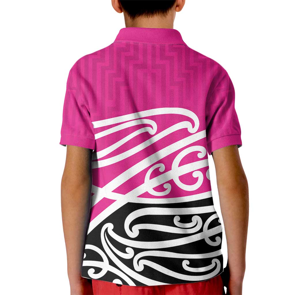 All Pink New Zealand Kowhai Ngutukak Kid Polo Shirt - Aussie Hoodie