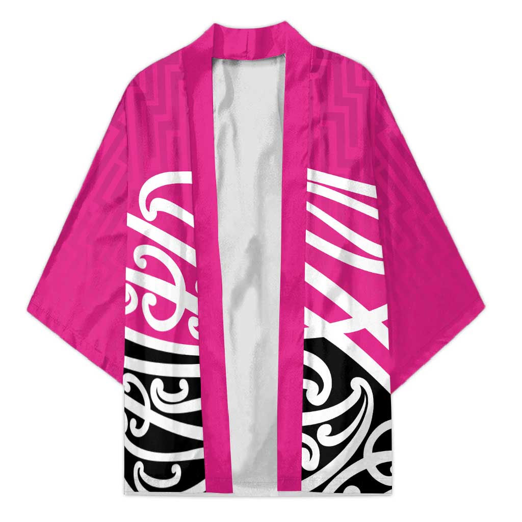 All Pink New Zealand Kowhai Ngutukak Kimono - Aussie Hoodie
