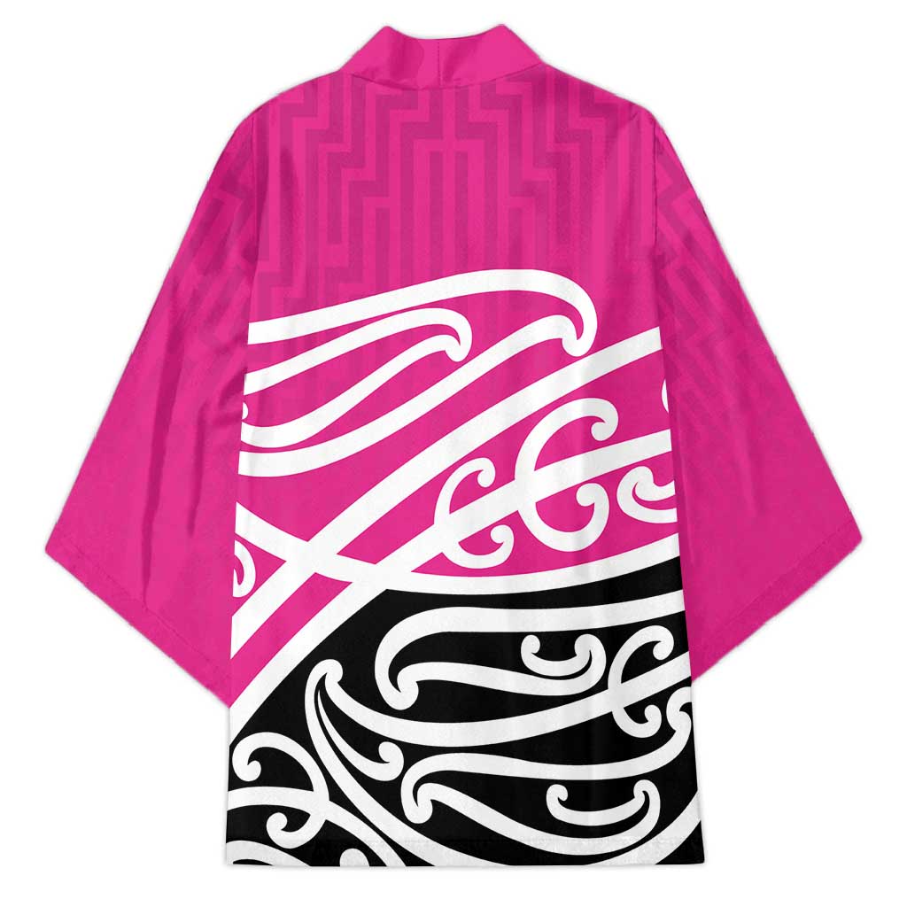 All Pink New Zealand Kowhai Ngutukak Kimono - Aussie Hoodie