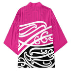 All Pink New Zealand Kowhai Ngutukak Kimono - Aussie Hoodie