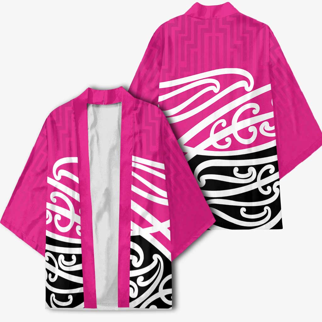 All Pink New Zealand Kowhai Ngutukak Kimono - Aussie Hoodie