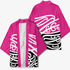 All Pink New Zealand Kowhai Ngutukak Kimono - Aussie Hoodie