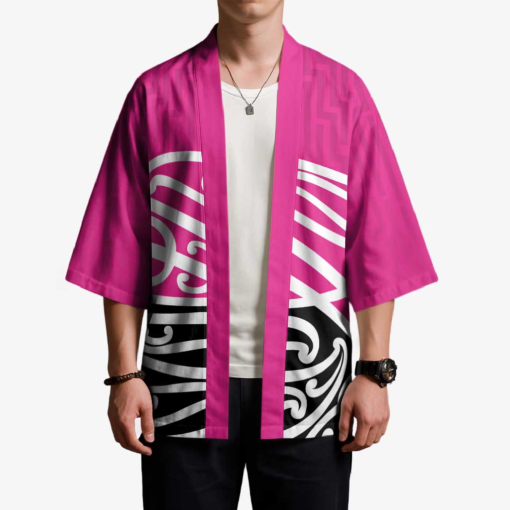 All Pink New Zealand Kowhai Ngutukak Kimono - Aussie Hoodie
