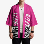 All Pink New Zealand Kowhai Ngutukak Kimono - Aussie Hoodie