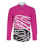 All Pink New Zealand Kowhai Ngutukak Long Sleeve Button Shirt - Aussie Hoodie