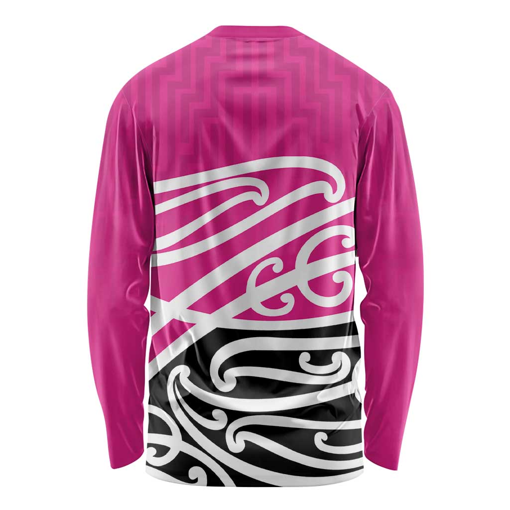 All Pink New Zealand Kowhai Ngutukak Long Sleeve Shirt - Aussie Hoodie