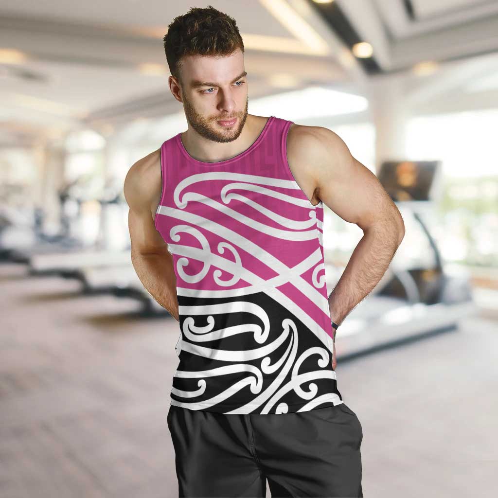 All Pink New Zealand Kowhai Ngutukak Men Tank Top - Aussie Hoodie