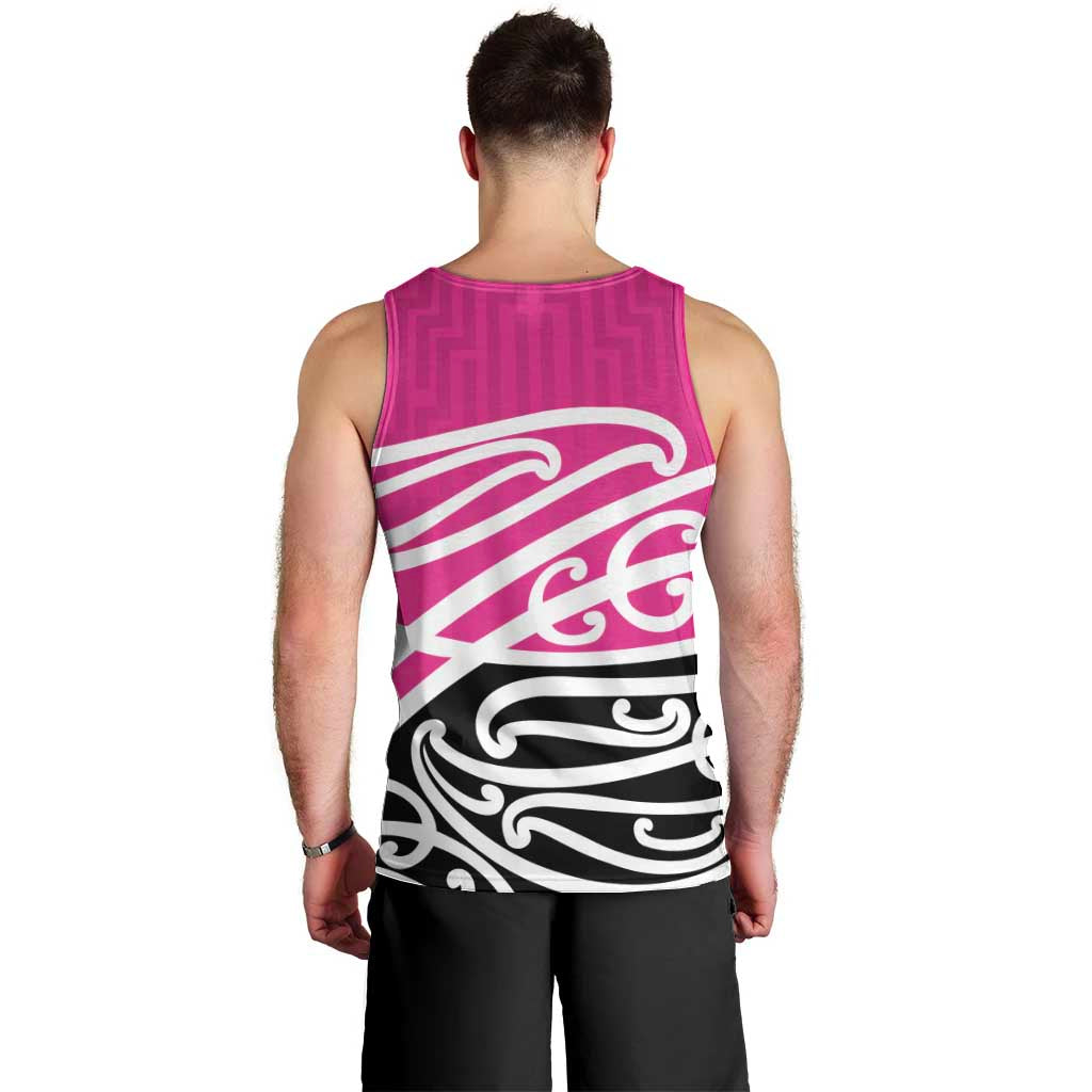 All Pink New Zealand Kowhai Ngutukak Men Tank Top - Aussie Hoodie