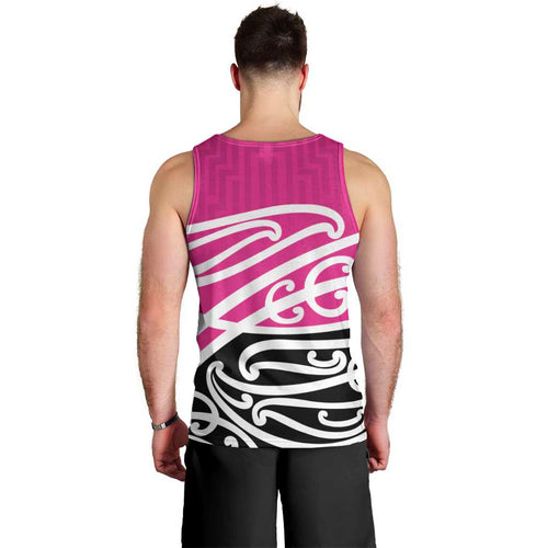 All Pink New Zealand Kowhai Ngutukak Men Tank Top - Aussie Hoodie