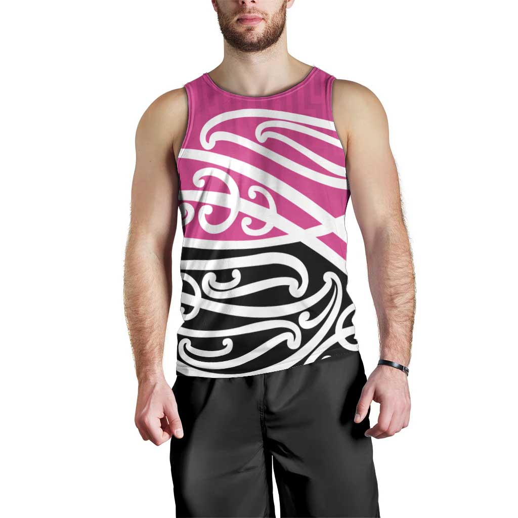 All Pink New Zealand Kowhai Ngutukak Men Tank Top - Aussie Hoodie