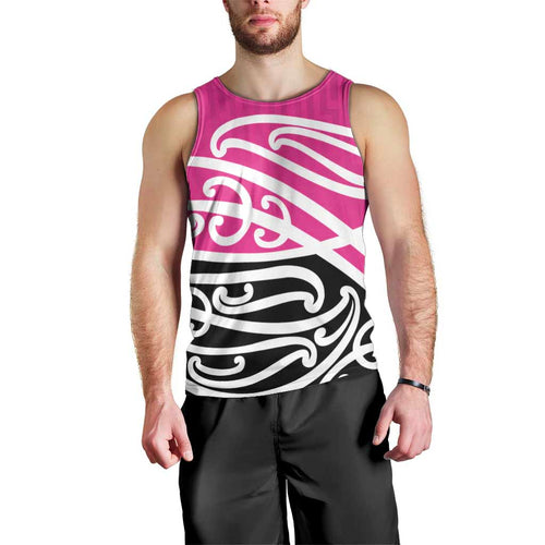 All Pink New Zealand Kowhai Ngutukak Men Tank Top - Aussie Hoodie