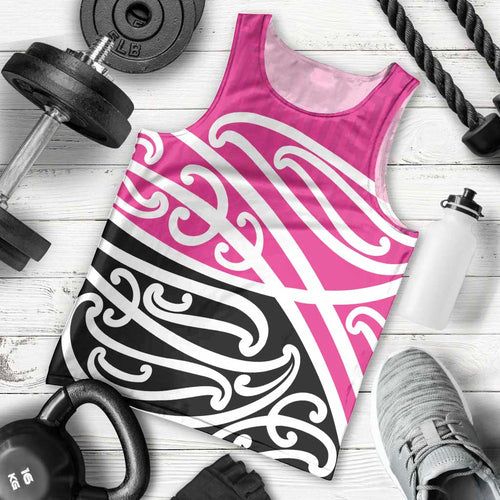 All Pink New Zealand Kowhai Ngutukak Men Tank Top - Aussie Hoodie