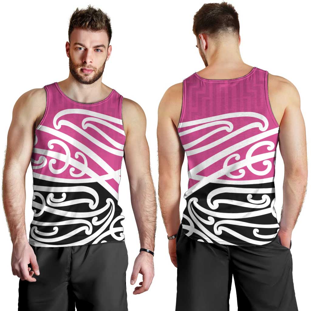All Pink New Zealand Kowhai Ngutukak Men Tank Top - Aussie Hoodie