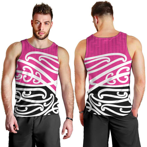 All Pink New Zealand Kowhai Ngutukak Men Tank Top - Aussie Hoodie